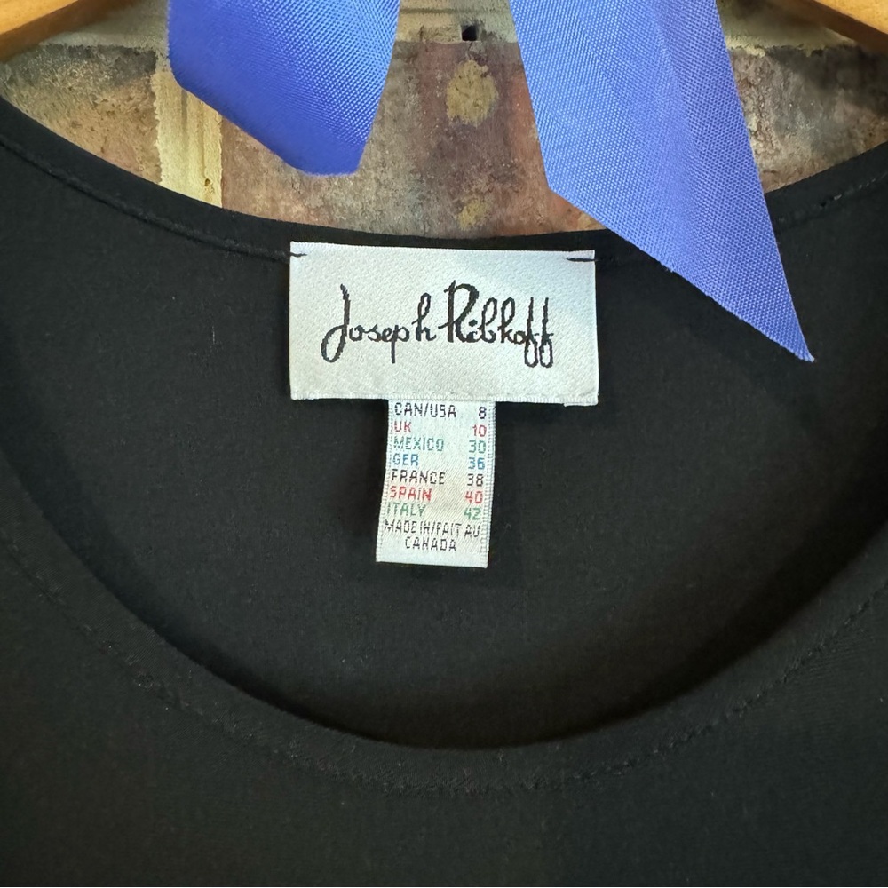 Joseph Ribkoff Black Tank Dress & Sleevey Wonder - Picture 5 of 5